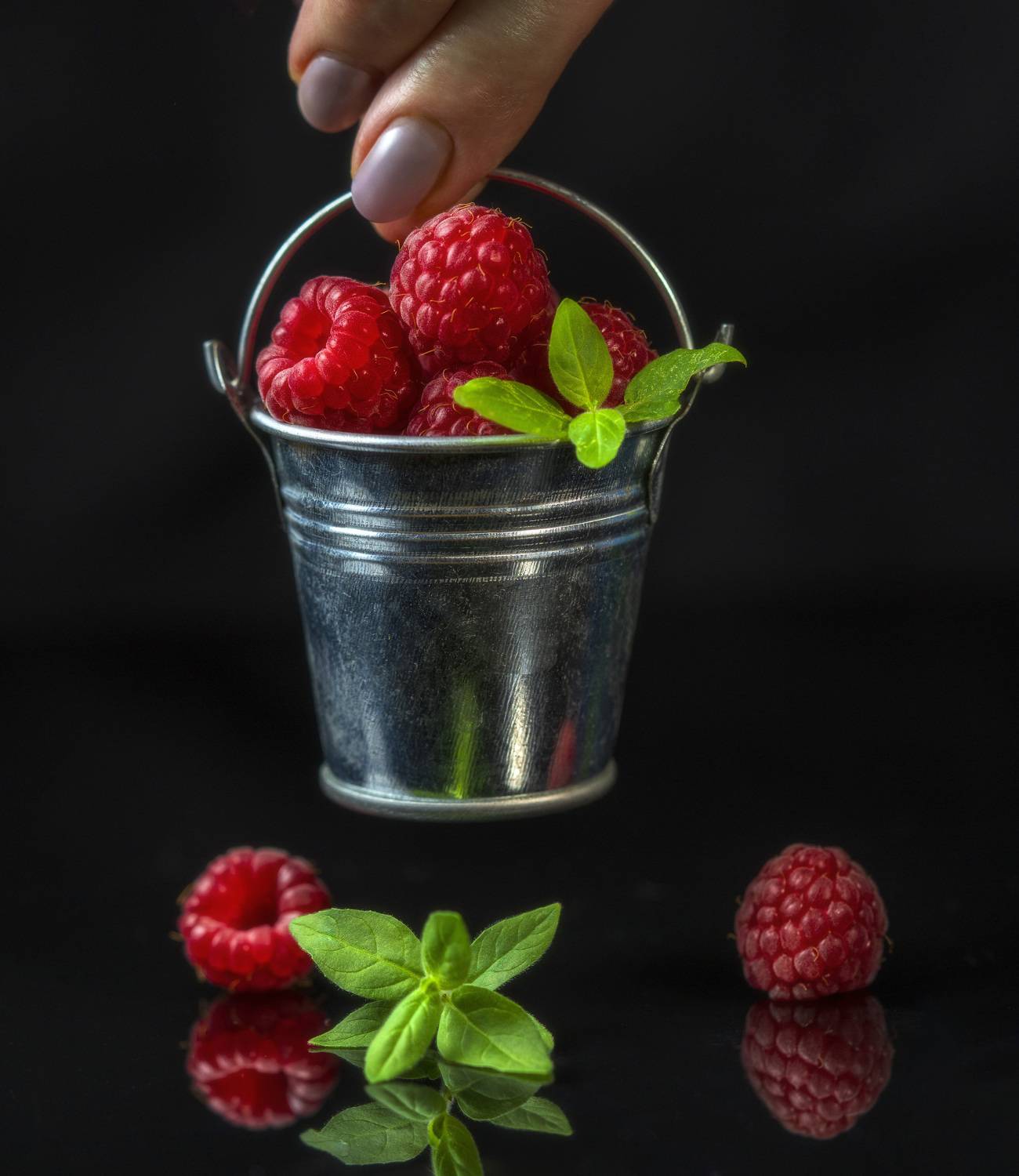 малина мята натюрморт , Lukin Igor