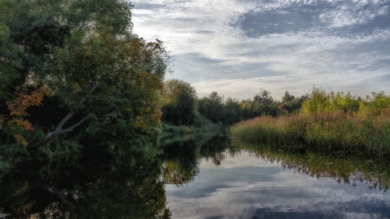 етло, река, вечер Река Каменка фото превью