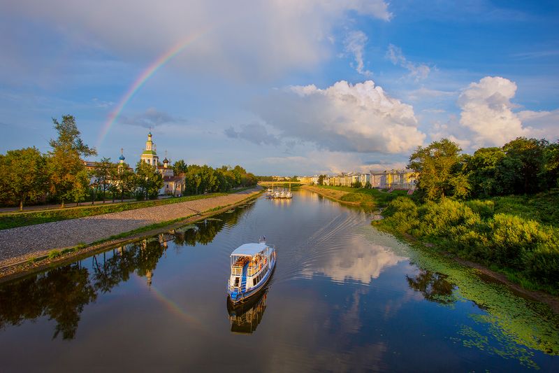 вологда, теплоход, река, церковь, храм Прогулка по Вологде фото превью