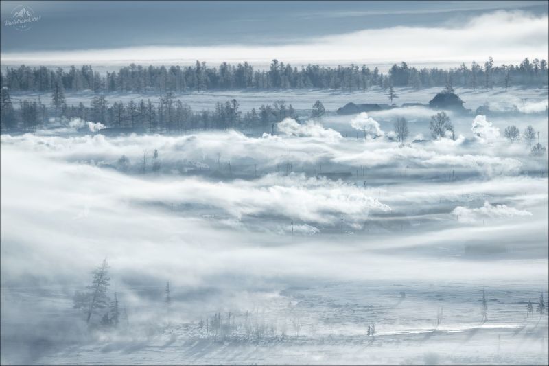 алтай, курайская степь, фототур на алтай, курай, зима, phototravel.pro, фототуры по россии, горный алтай Когда в Курае топят печи .. фото превью