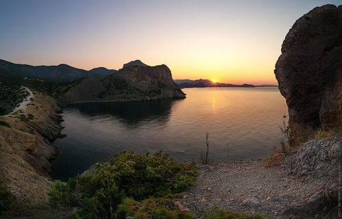 Мыс Капчик на рассвете