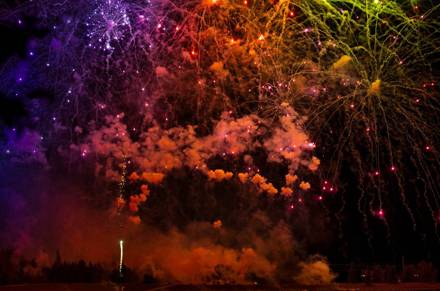 fireworks, smoke, pyrotechnic, Gubski Alexander