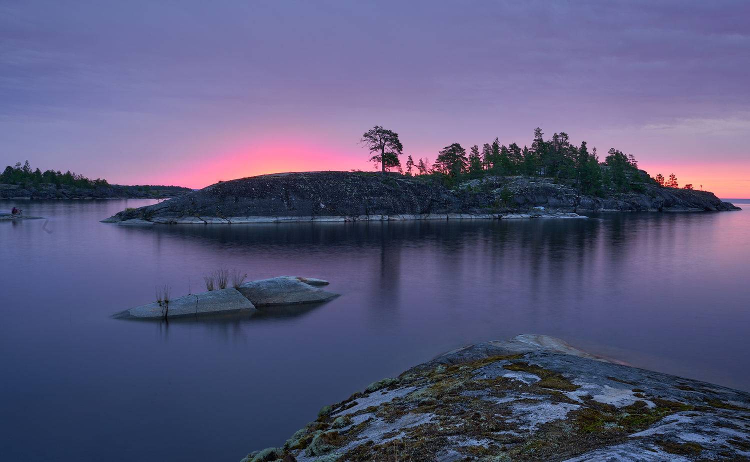 ладога, шхеры, утро, восход, Андрей Ростовцев