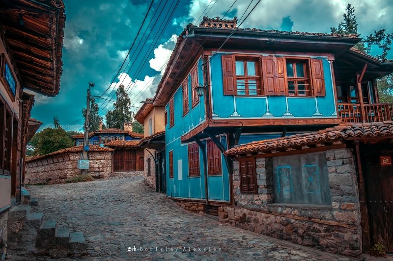 копривщица,koprivshtitsa,българия,bulgaria,travel,old,building,house,history,blue, Копривщица - Koprivshtitsa фото превью