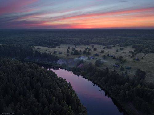 Река Нем и деревня Краснояр