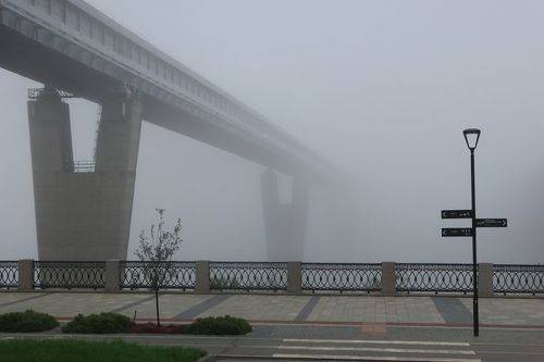 Туман в городе