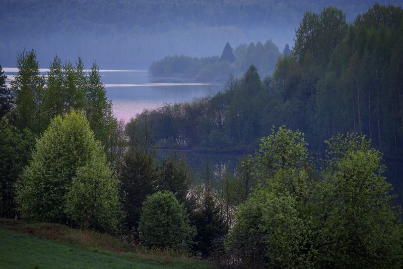 кенозерье, почозеро, архангельская область Утро седое фото превью