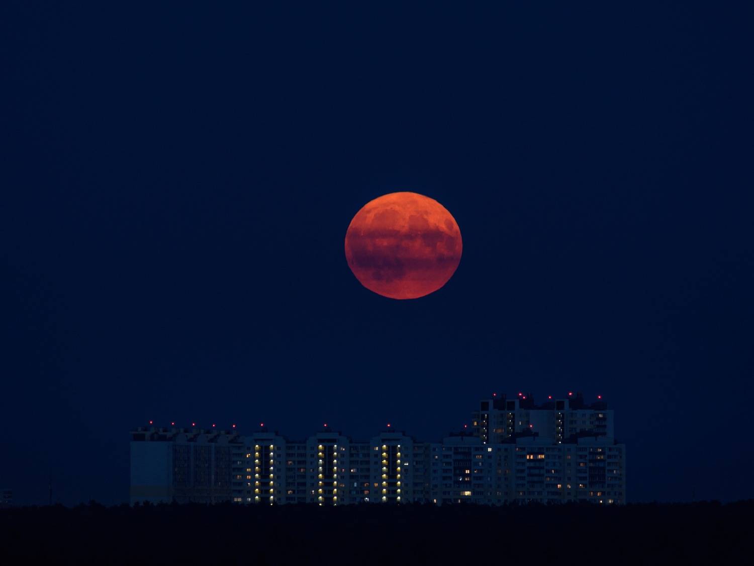 луна, полнолуние, суперлуние, Студнев Сергей