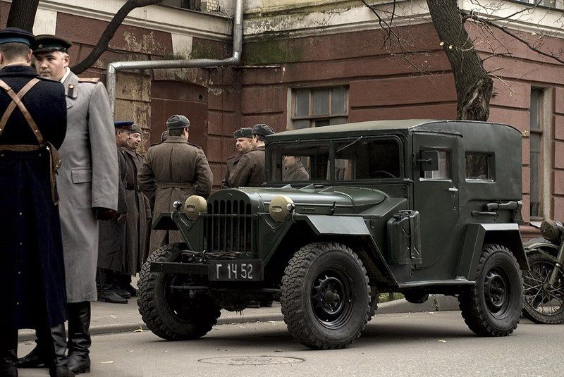 война, газ-67, офицеры, солдаты... Газ-67 фото превью