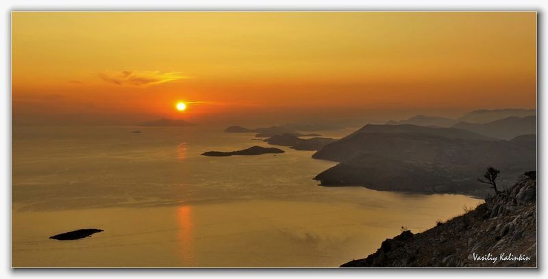 Адриатика. Закат. (Хорватия) фото превью