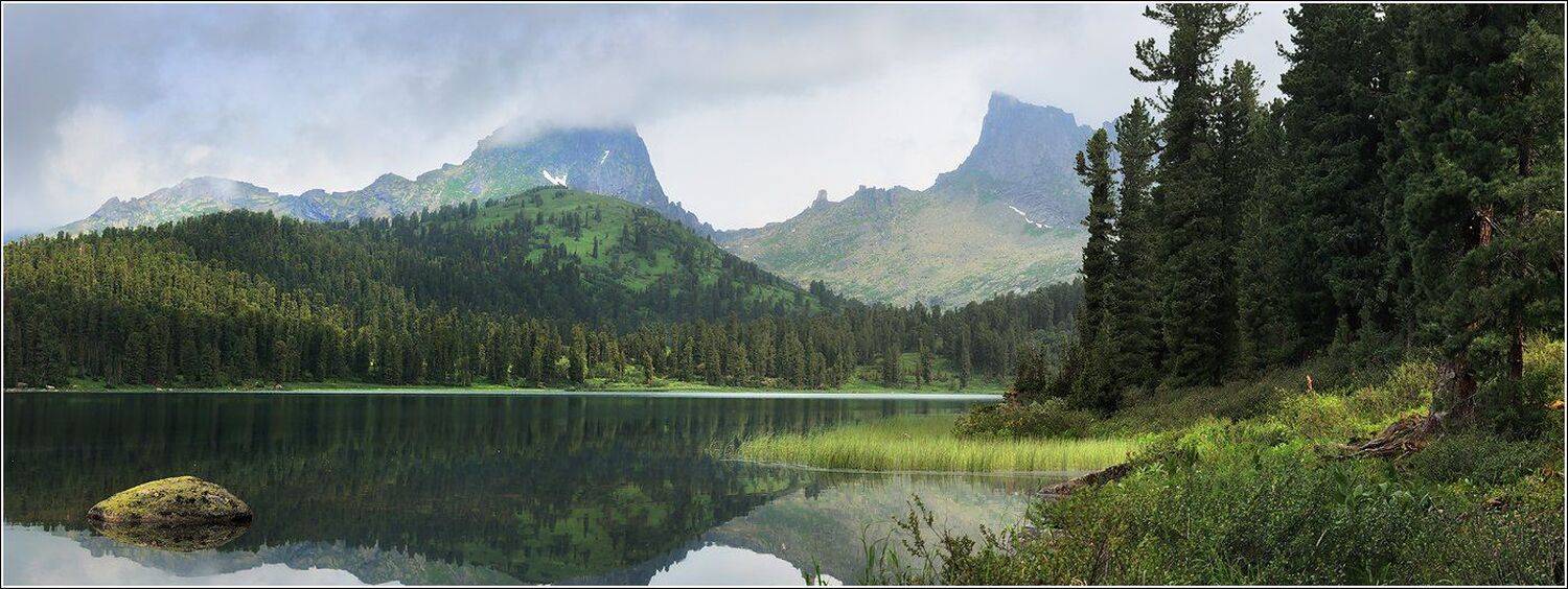 хребет, ергаки, саяны, восточная, сибирь, озеро, светлое, пейзаж, панорама, природа, горы, скалы, путешествия, Дмитрий Антипов