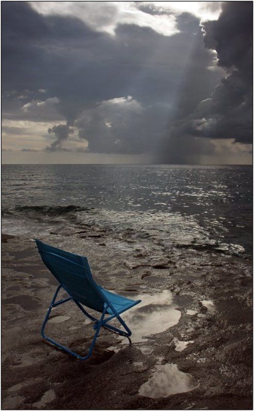 море, луч, солнца, берег, небо ... фото превью