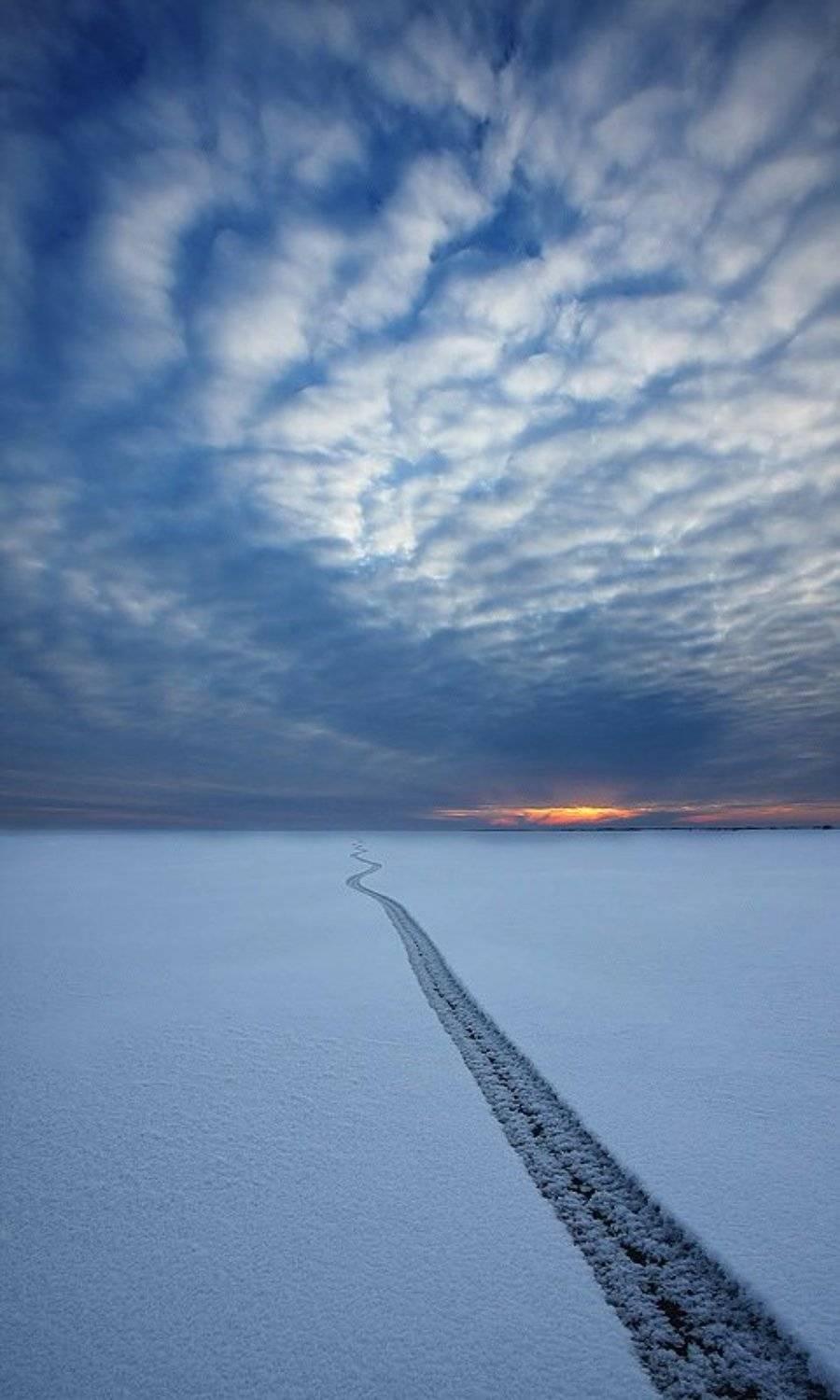 зима, лед, море, снег, dory