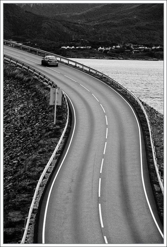 норвегия,мост,дорога Мосты и дороги фото превью