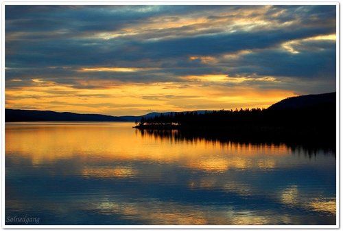 Solnedgang