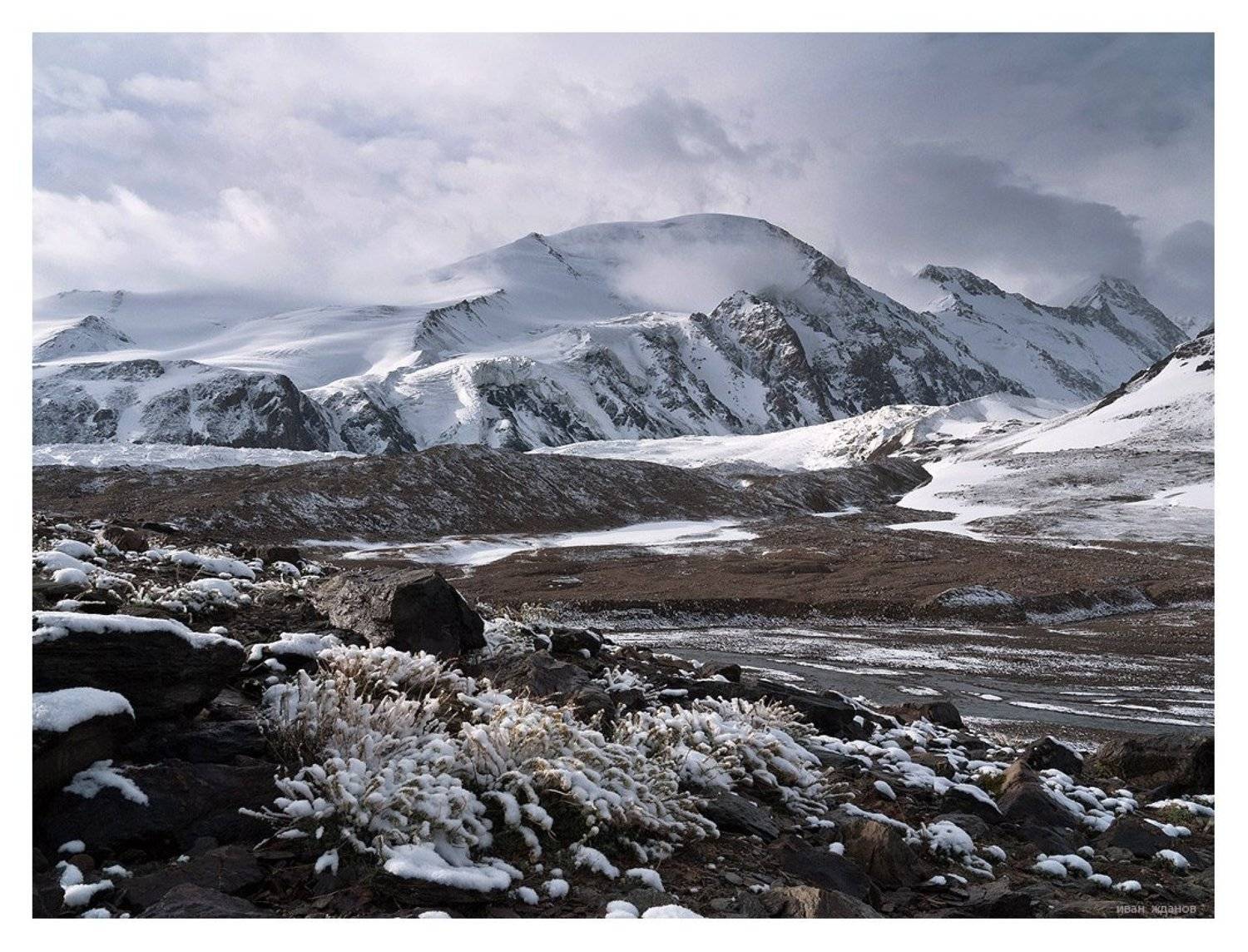 горы, памир, первый, снег, Иван Жданов