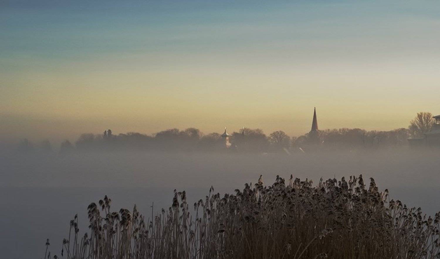 хаапсалу, эстония, вечер, туман, лукьяненко, Юрий Лукьяненко (o4spok)