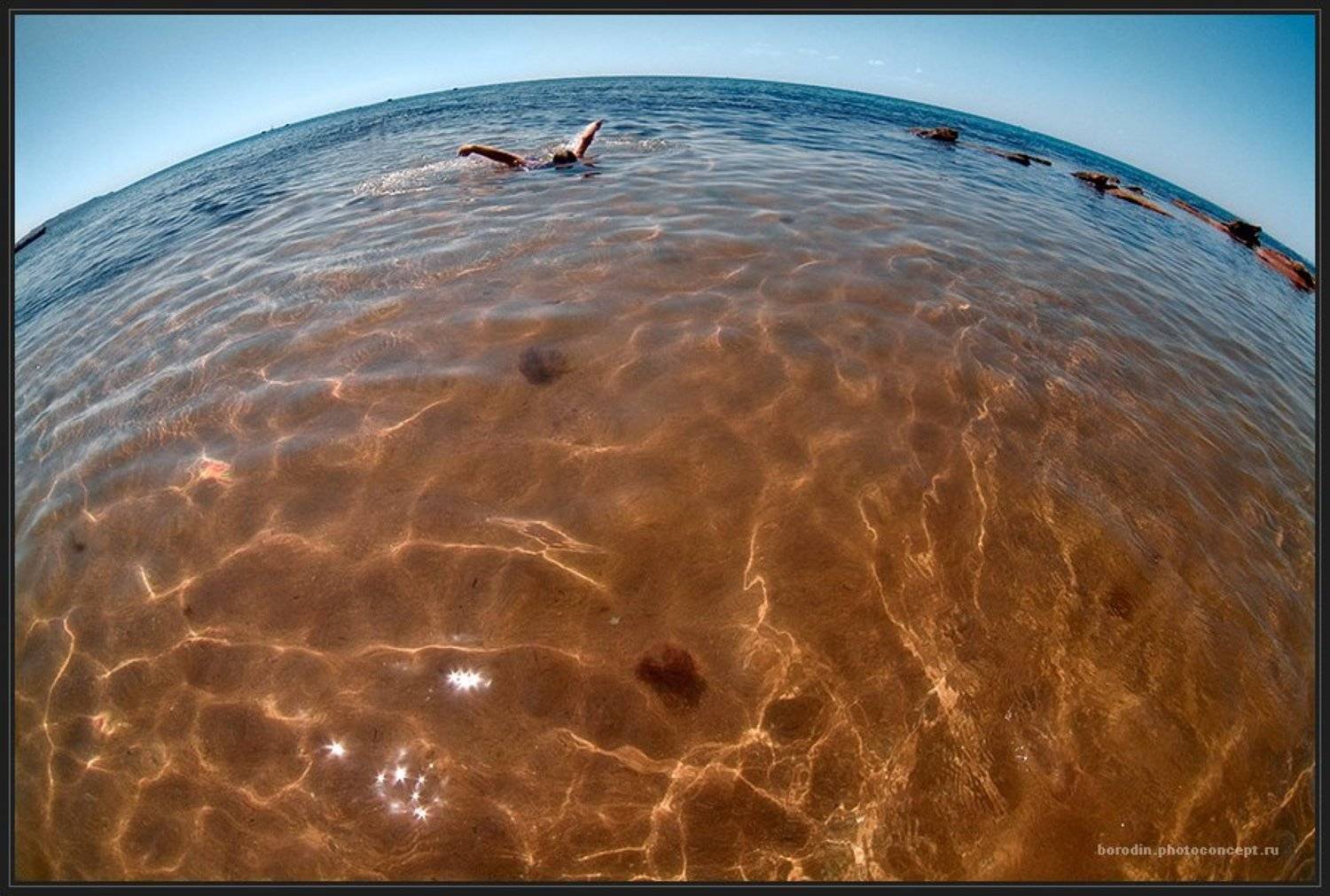 море, пловец, Сергей Бородин (Minstrel)