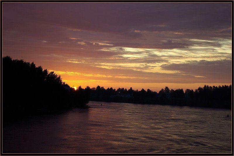 рассвет, нева Расвет над Невой фото превью