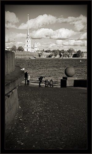 Простая питерская пейзажная картинка