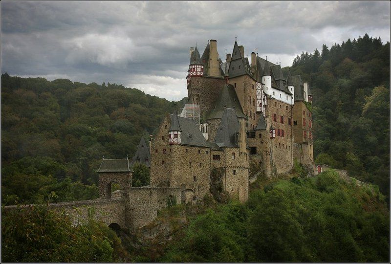 германия, замок, эльтц  фото превью