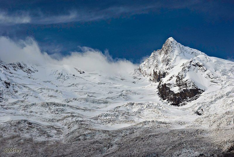 ледник,домбай,горы Дыхание ледника фото превью