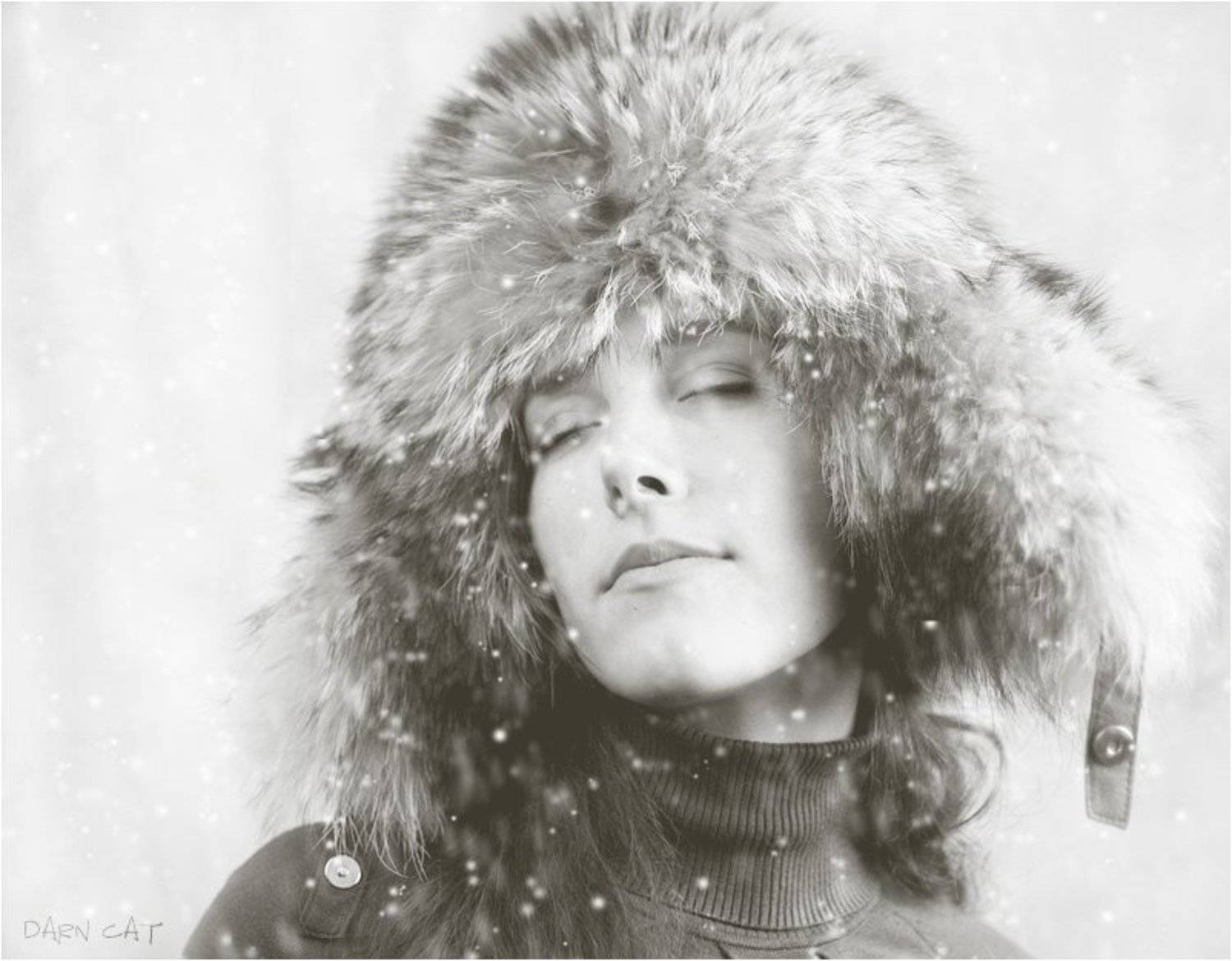 winter, comes, девушка, зима, наступает, фотоклуб, кафе, Darn Cat