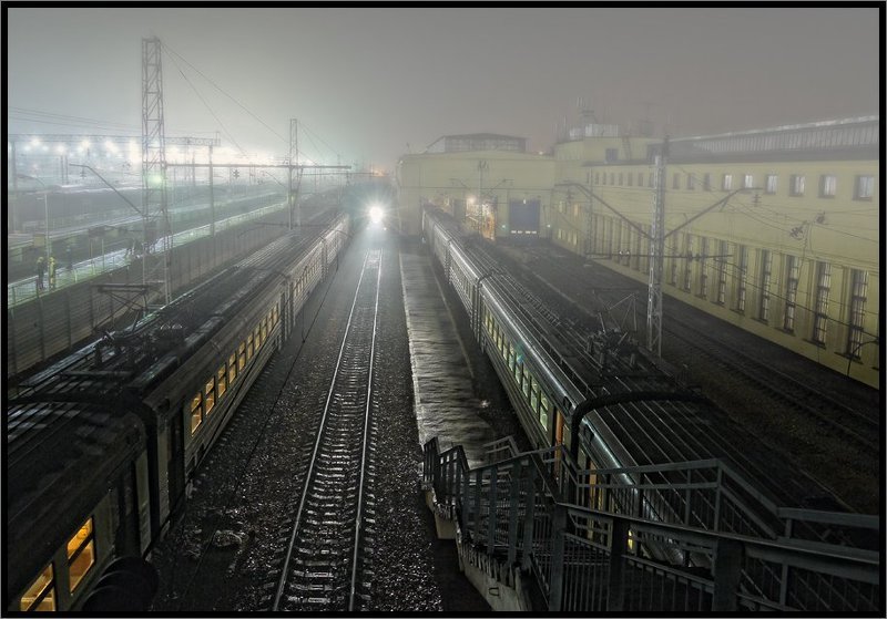 Над железными дорогами туман... фото превью
