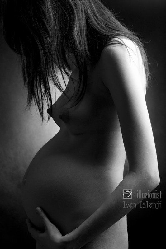 обнажение, в, студии, классик, фото беременность фото превью