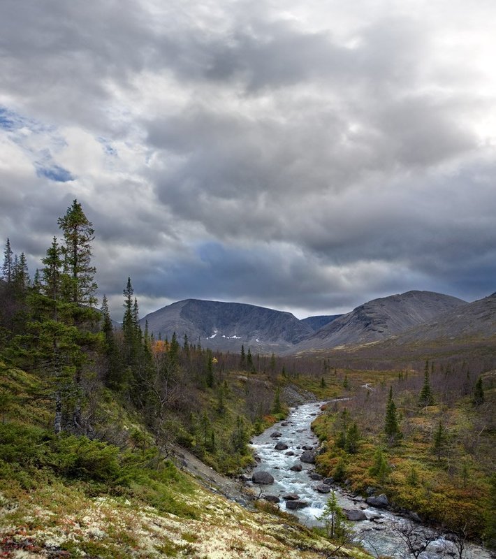 речка, петрелиуса, хибины Речка Петрелиуса. Хибины фото превью
