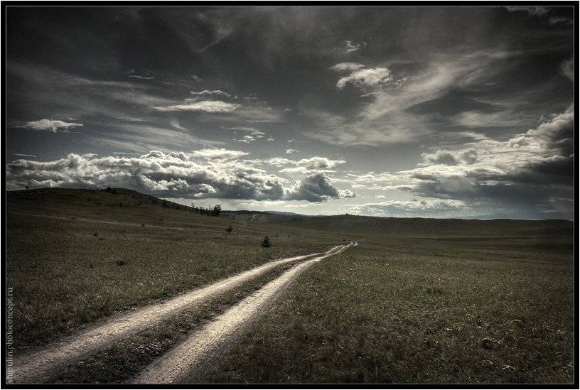 дорога, дороги,пейзаж,природа,владимир,шипулин,фотограф,томск,небо,облака, Vladim_Shipulin