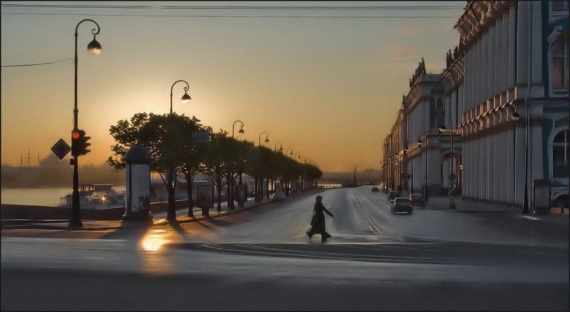 2009, утро, петербург, июнь, город Вальсирующая фото превью