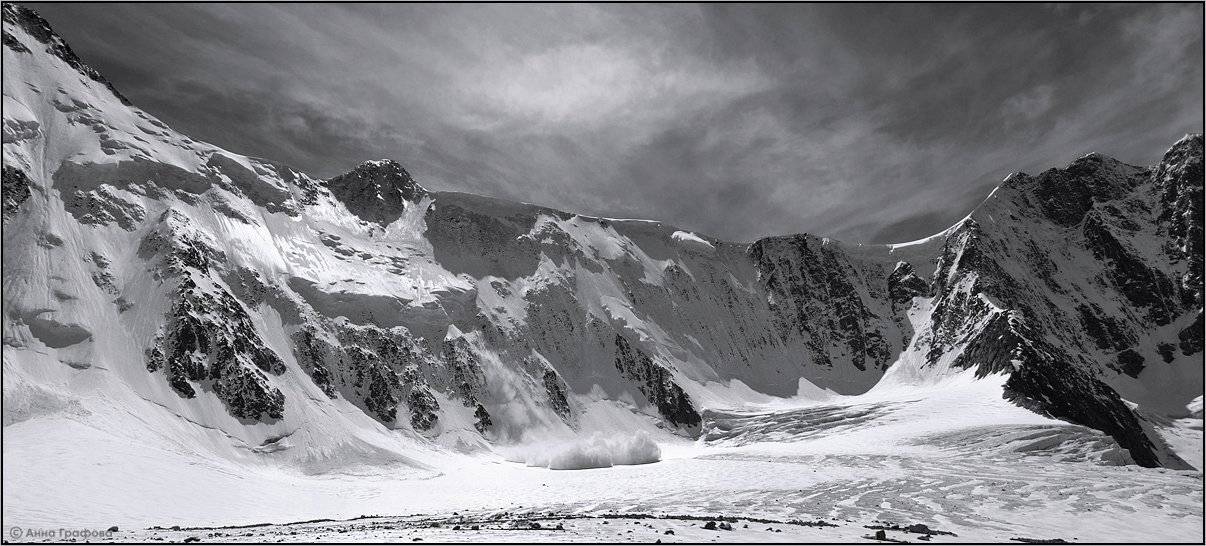 алтай, горы, горный алтай, белуха, лавина, аккем, аня графова, Аня Графова