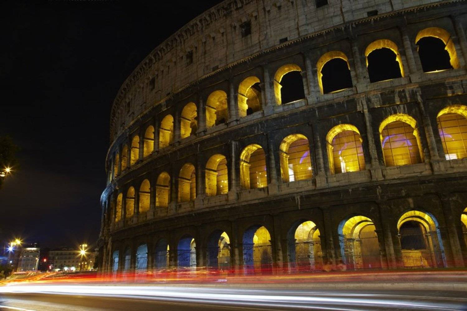 рим, город, ночь, подсветка, thegunner