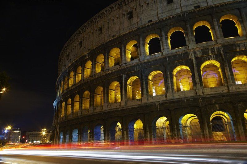 рим, город, ночь, подсветка eternal_city_Rome фото превью