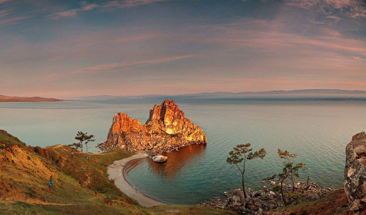 байкал, ольхон, рассвет, Скиталец