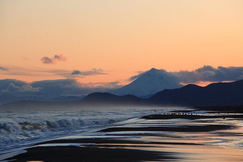 камчатка, тихий океан На краю земли фото превью