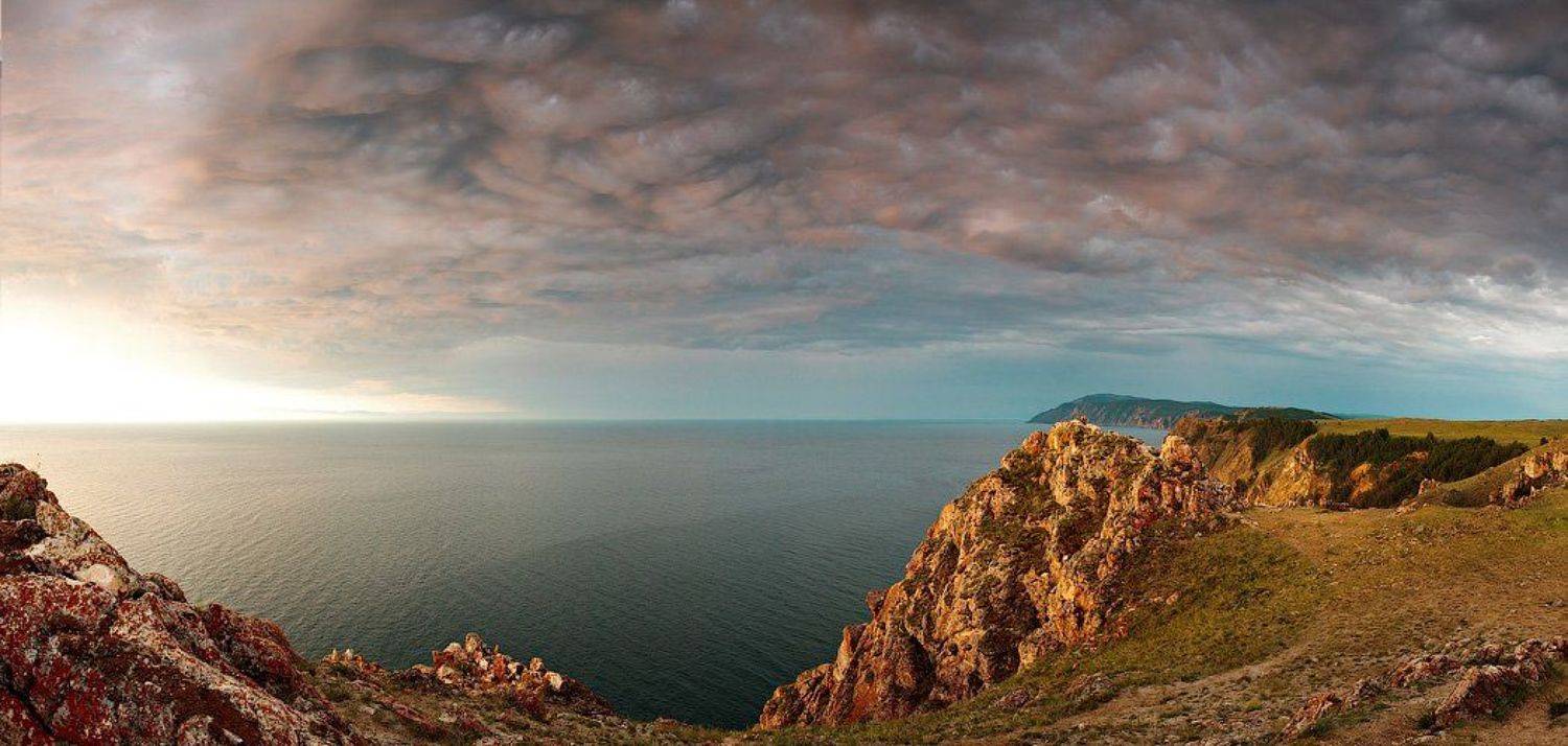 байкал, ольхон, рассвет, Скиталец