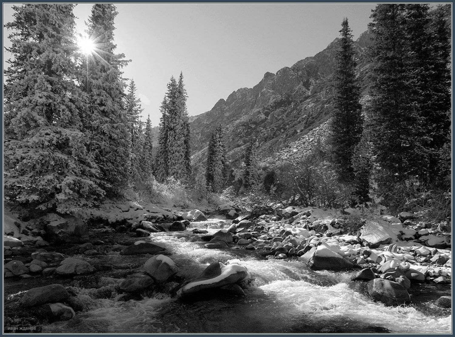 тянь-шань, ала-арча, горы, киргизия, Иван Жданов