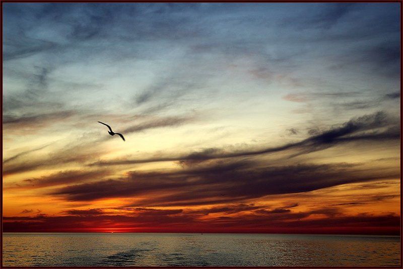 озеро,закат Онежский закат 2 фото превью