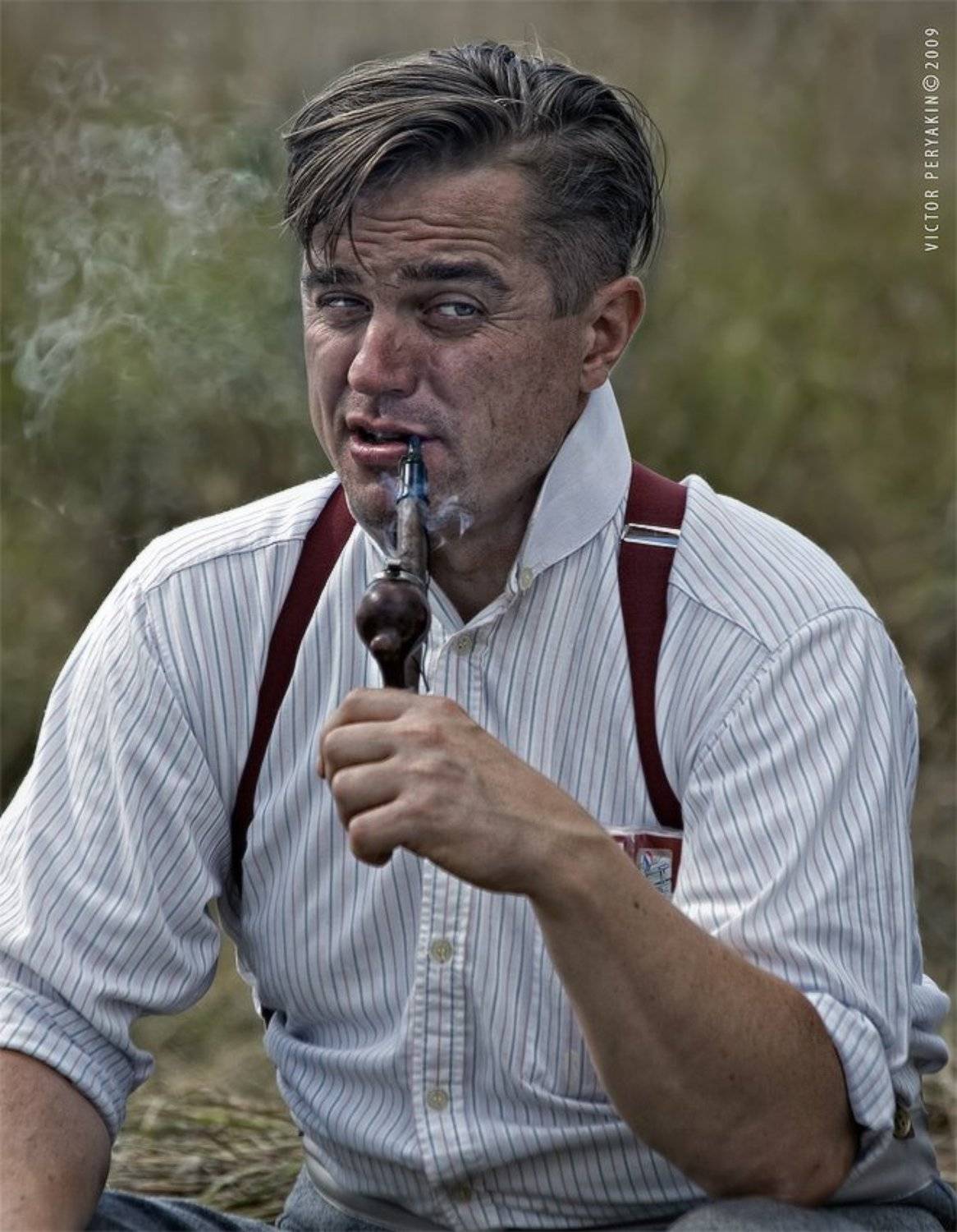 1916, пруссия, офицер, реконструкция, трубка, табак, Виктор Перякин