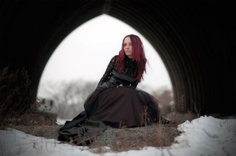 volavolko, девушка, готика *** фото превью