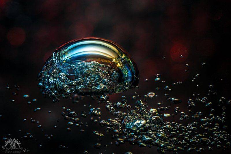 Арт, Вода, Жидкость, Капли, Макро, Сергей Толмачев