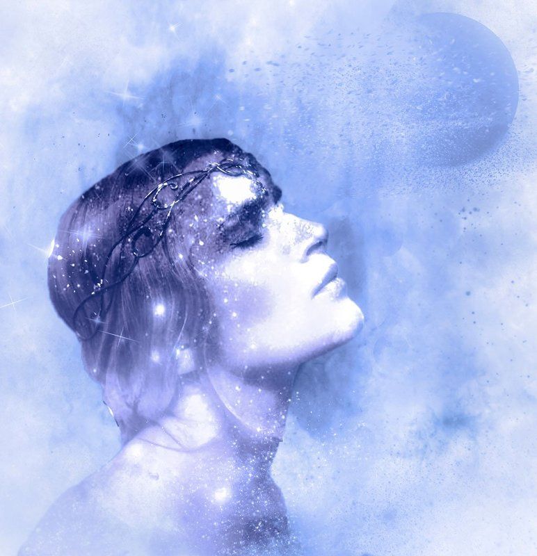 Девушка, Звёзды, Космос Metamorphosis фото превью