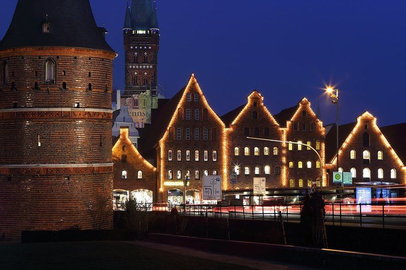 ганзейский город Любек или третий адвент ... фото превью