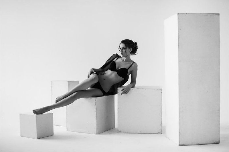 кучерявенко стас, портрет, чб *** фото превью