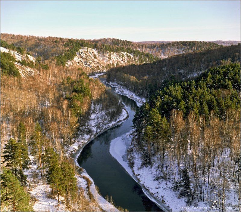 бердские скалы, бердь, зверобой, константин белошапкин, река, салаирский кряж, любитель-166в Бердь фото превью