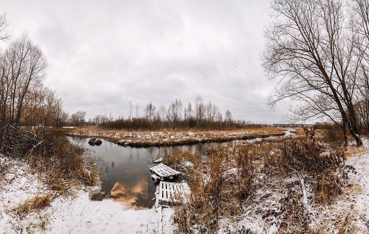 Долгопрудный, Подмосковье, Снег, Хлебниково, Сергей Вьюнов