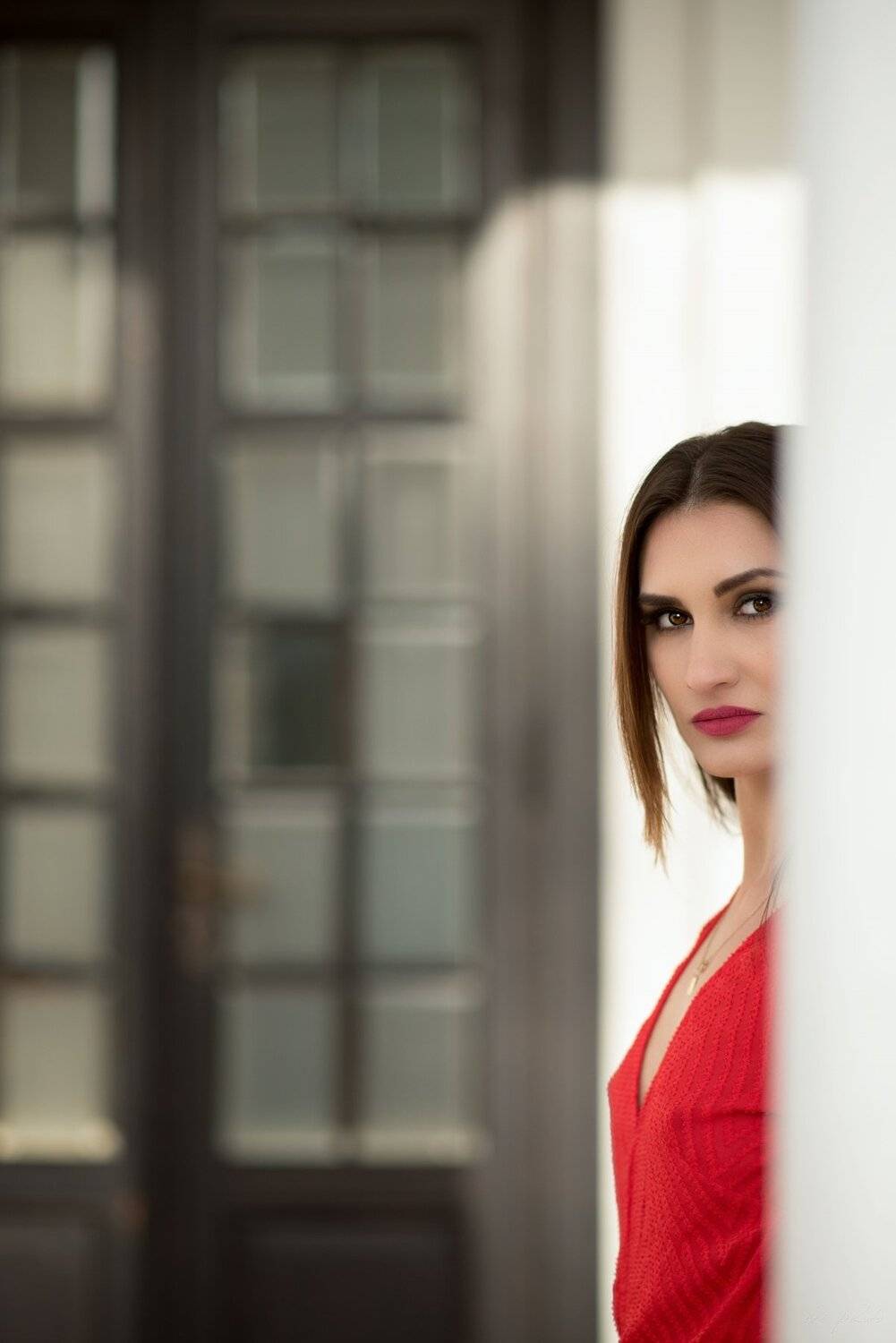 Brunette, Portrait, Woman, Izabela Bilinska