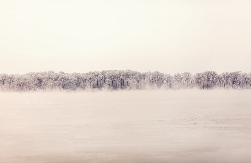 снег, река, зима Снег фото превью